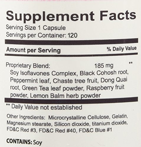 Feminelle 120 capsules 2 month supply Natural Menopause Relief - AB Mystery