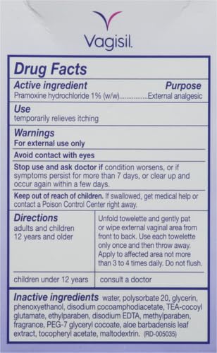 Vagisil Anti-Itch Medicated Feminine Intimate Wipes for Women, Maximum Strength, Gynecologist Tested - AB Mystery