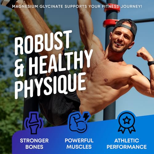 Magnesium Glycinate 500MG - Magnesium for Sleep - High Absorption Chelated Magnesiu - AB Mystery