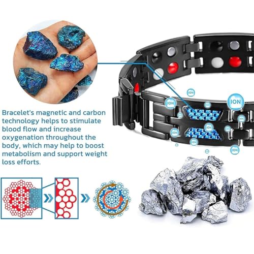 Far Infrared Ionizer Wristband, Far Infrared Negative Ions Wristband, Infrared Magnetic Therapy - AB Mystery