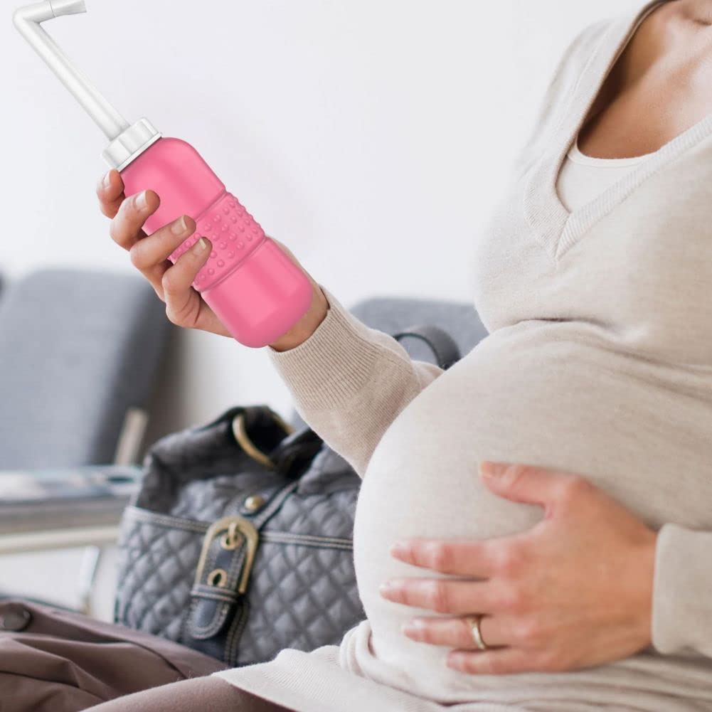 2-in-1 Douche Bottle for Women Vaginal Cleansing System + Portable Bidet Travel Bidet Bottle - AB Mystery