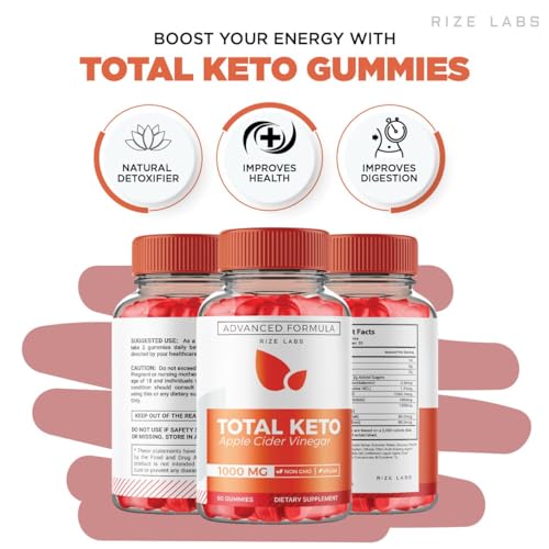 (2 Pack) Total Keto Gummies, Total Keto for Advanced Weight Loss, Total Keto Supplement