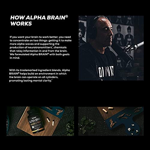 ONNIT Alpha Brain (120ct) - Over 1 Million Bottles Sold - Premium Nootropic Brain Sup - AB Mystery