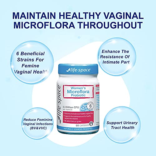 Life-Space Probiotic for Women, Support Healthy Vaginal Microflora & Comfort, BV & VVC Infection - AB Mystery