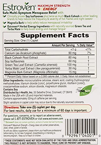 Estroven Maximum Strength One Per Day, 120 Caplets - AB Mystery