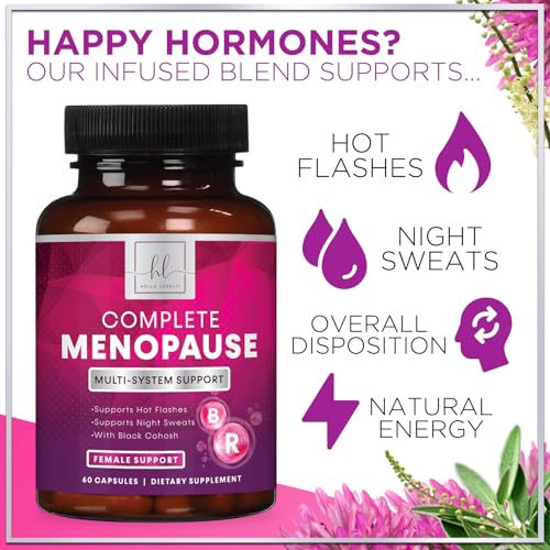 Hello Lovely! Menopause Relief for Women - Complete Menopause Supplements - AB Mystery