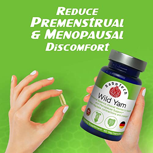 RaDoTech - Wild Yam Menopause Supplements for Women, Premenstrual and Menopause - AB Mystery