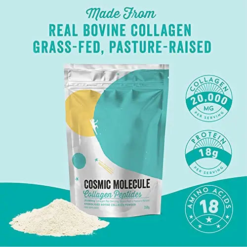 Cosmic Molecule UK's 1st 20,000mg Collagen Peptides Powder 350G (up to 35 Servings) - AB Mystery