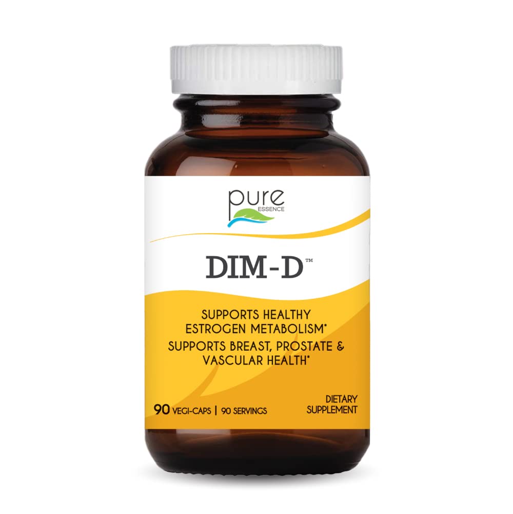 Dim D by Pure Essence - Natural Supplement for Estrogen Balance, Hormonal Acne, and Menopause 