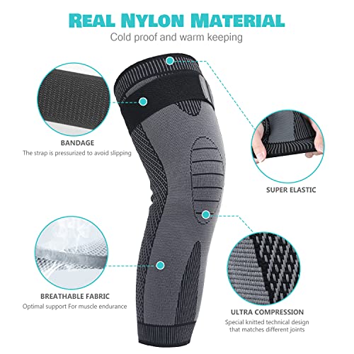 DAFUZ Tourmaline Acupressure self-Heating Shaping Knee Sleeve, Mugwort Acupressure - AB Mystery