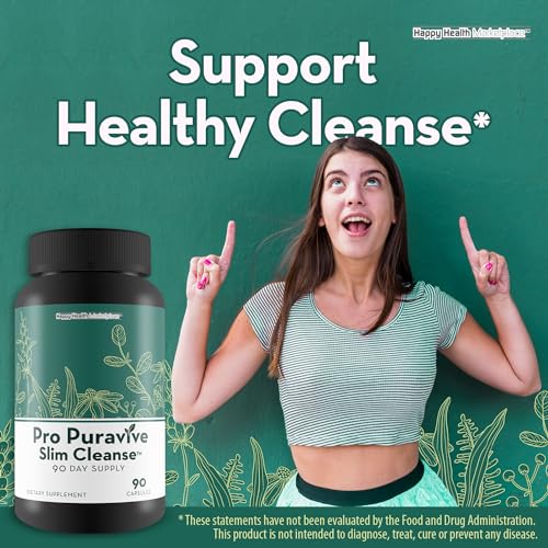 Pro Puravive Slim Cleanse - 90 Day Supply - Our Best Gentle Full Body Detox Cleanse - AB Mystery