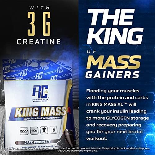 Ronnie Coleman Signature Series King Mass XL Mass Gainer Protein Powder, Muscle Gaine - AB Mystery