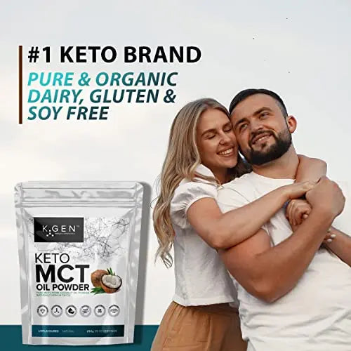 Keto MCT Oil Powder Pure Coconut MCT Keto Coffee Creamer | Premium Quality C8 Easily Absorbed & Digested - AB Mystery