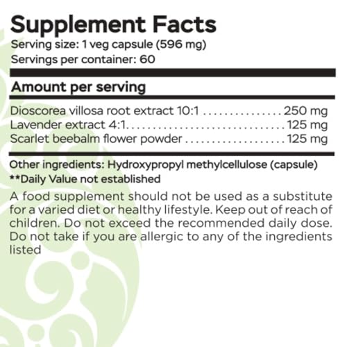 RaDoTech - Wild Yam Menopause Supplements for Women, Premenstrual and Menopause - AB Mystery