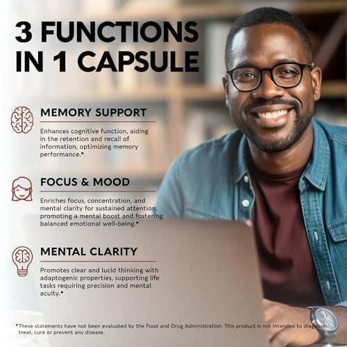 Mushroom Supplement - Organic Lion's Mane | Turkey Tail | Chaga | Cordyceps | Reishi - AB Mystery