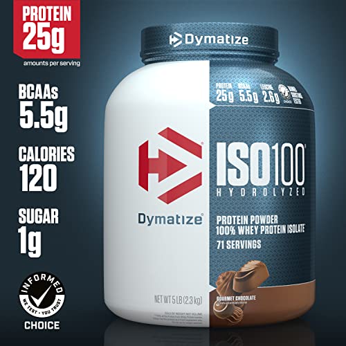 Dymatize ISO100 Hydrolyzed Protein Powder, 100% Whey Isolate Protein, 25g of Protein - AB Mystery