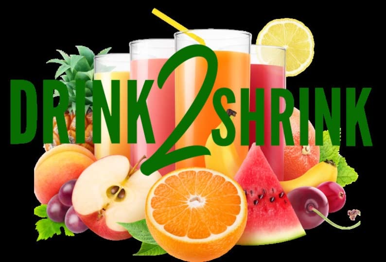 4 Week drink2Shrink Detox Formula Start Losing That Stubborn Belly Fat! (Green Apple) - AB Mystery