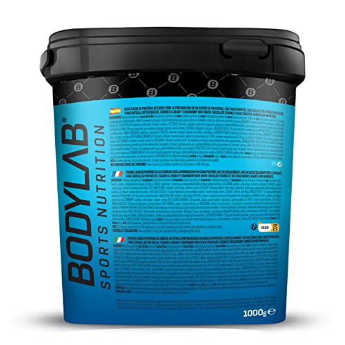 Bodylab24 Whey Protein Powder Milk Chocolate 1kg, Protein-Shake for Your Workout Bodylab24