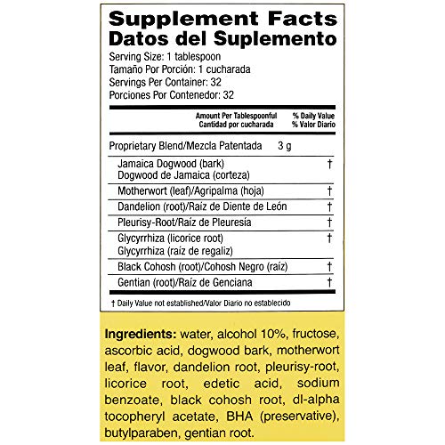 Lydia Pinkham Liquid Herbal Supplement for Menstruation and Menopause Support, 16 Ounce - AB Mystery