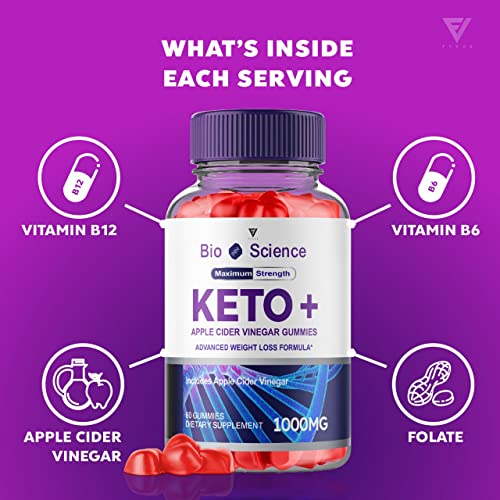 (2 Pack) BioScience Keto ACV Gummies Advanced Weight Loss, Bio Science Keto Gummies