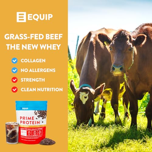 Equip Foods Prime Protein - Grass Fed Beef Protein Powder Isolate - Paleo and Keto - AB Mystery