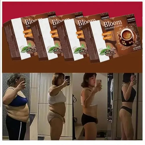 Bloom Collagen Coffee, Collagen Coffee from Japan, Bloom Coffee Collagen - AB Mystery