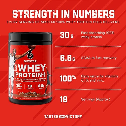 Six Star Elite Series 100% Whey Protein Plus Triple Chocolate 1.8lbs US - AB Mystery