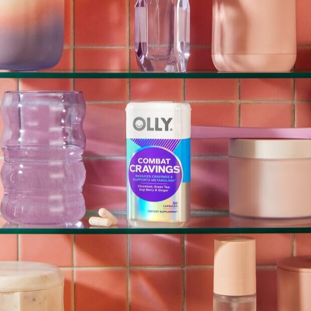 OLLY Combat Cravings, Metabolism & Energy Support Supplement,1000 mcg Chromium - AB Mystery