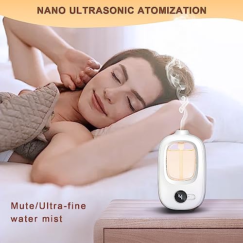 Aeeteek Shangri-la Wall Mounted Essential Oil Diffuser Aroma Oils Refill Rechargeable 4 Mist Modes - AB Mystery