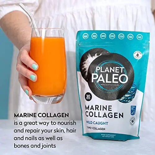 Pure Marine Collagen Powder (60 Servings, 450g) | for Healthy Skin, Hair and Nails, and Gut Health - AB Mystery
