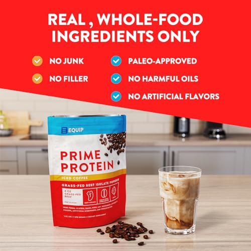 Equip Foods Prime Protein - Grass Fed Beef Protein Powder Isolate - Paleo and Keto - AB Mystery