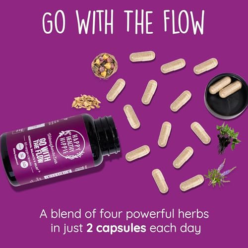 Happy Healthy Hippie Hormone Balance for Women - PMS Support Supplement & Menopause - AB Mystery