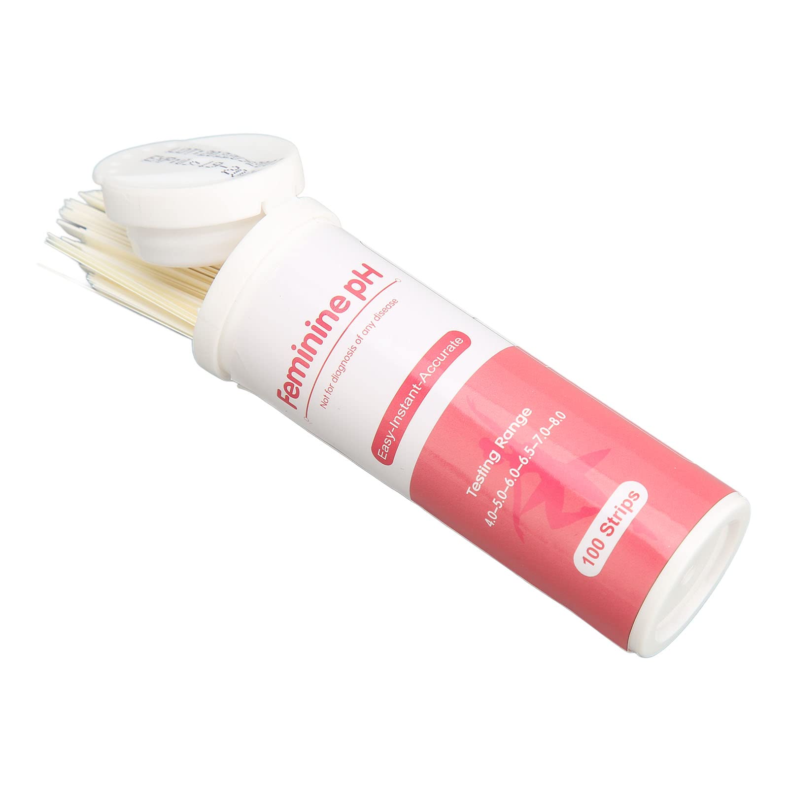 100pcs Disposable Vaginal Health PH Test Strips, pH Test Strips for Women Monitor Feminine - AB Mystery