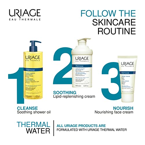 Uriage Xemose Lipid-Replenishing Anti-Irritation Cream | Soothing Moisturizing Lotion - AB Mystery