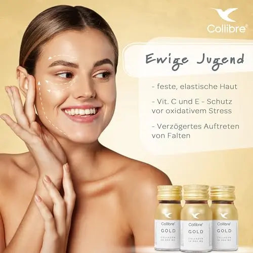 Collibre® Collagen Gold 10000mg 15 x 30ml Strong Liquid Drink - AB Mystery