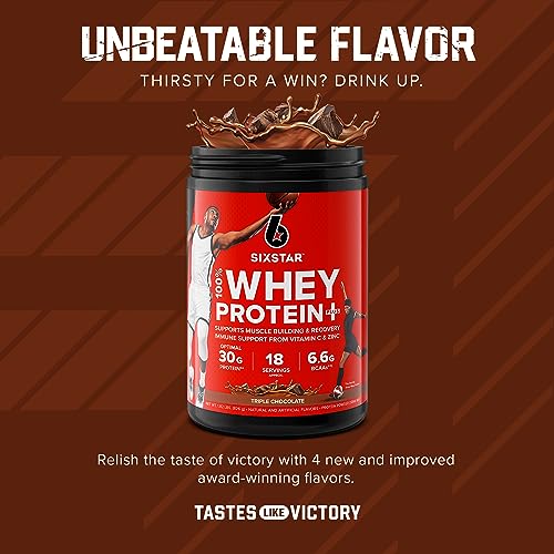 Six Star Elite Series 100% Whey Protein Plus Triple Chocolate 1.8lbs US - AB Mystery