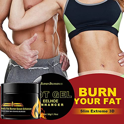 3pcs Hot Cream, Workout Enhancer Gel Slimming Shaping Cream, Fat Burning Cream - AB Mystery