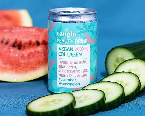 Eauglo- Cucumber & Watermelon Vegan Collagen Beauty Drink, Anti-Ageing & Radiant Skin - AB Mystery