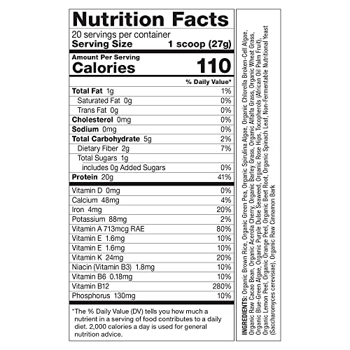 Dr. Schulze's | SuperProtein Plus | 100% Plant Protein Concentrate | Organic Powder Mix - AB Mystery