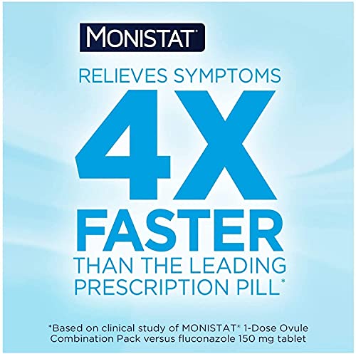 Monistat 1-Day | Day or Night Combination | Yeast Infection Treatment, Prefilled, 1 Pack - AB Mystery