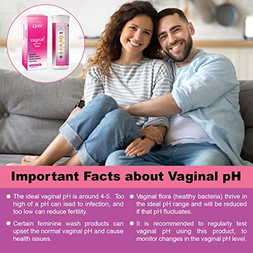 5-Minute Vaginal pH Test Kit for Women - 50 Premium-Quality Vaginal Heath pH Test Strips Included - AB Mystery