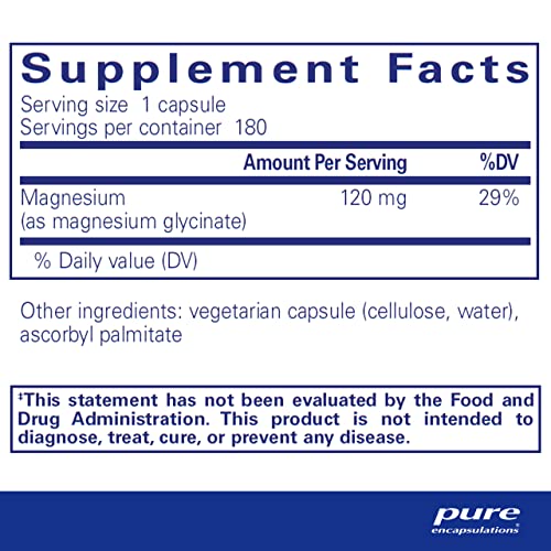 Pure Encapsulations Magnesium (Glycinate) - Supplement to Support Stress Relief, Sleep - AB Mystery