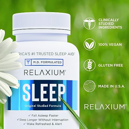 Relaxium Sleep Aid, 30-Day Supply, Dietary Supplement, Better Sleep, Magnesium - AB Mystery