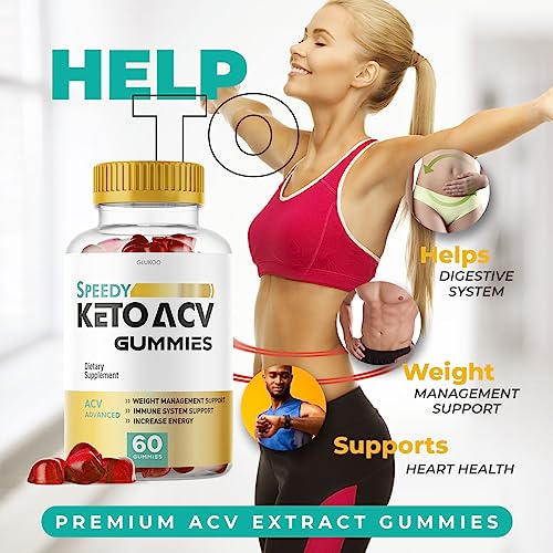 (2 Pack) Speedy Keto ACV Gummies, Speedy ACV Gummies, Speedy Keto Gummies