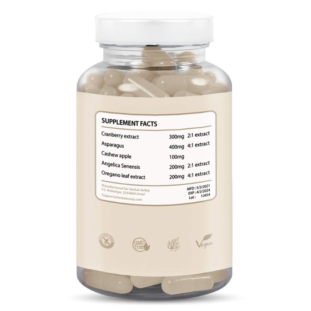 Herbal-avRay Natural Vaginal PH Balance for Women Pills – Supports Vaginal Health - AB Mystery