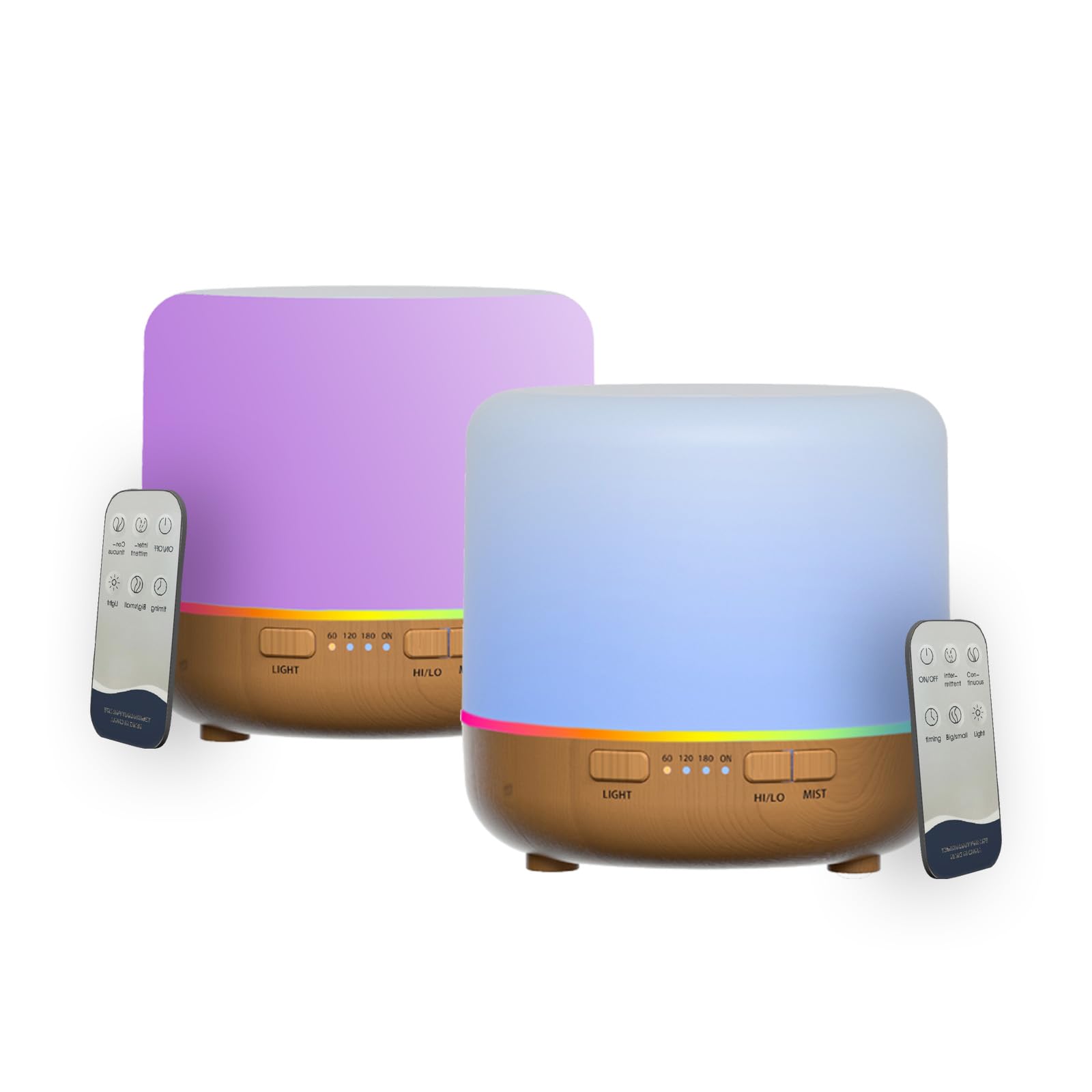 Otheya Scent Essential Oil Diffuser 2 Pack Max 200 ML Ultrasonic Cool Mist Humidifiers and Aromatherapy