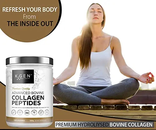 K-GEN Bovine Collagen Powder with Premium Quality Ingredients – Pure Hydrolysed Grass-Fed Bovine Collagen - AB Mystery