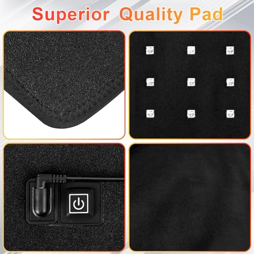 UTK Red Light Therapy for Body, Large Infrared Light Therapy Pad for Deeper Tissue, 24" x 12" Size - AB Mystery