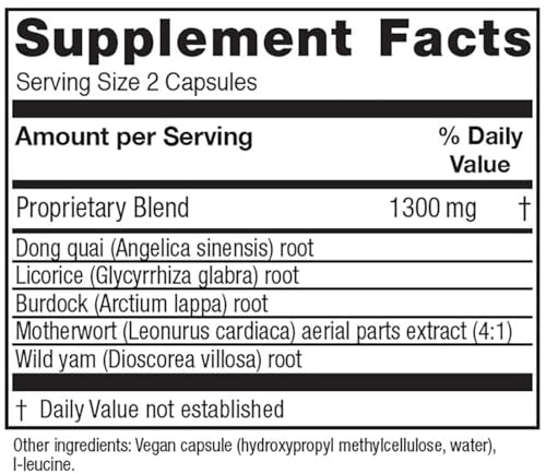 Vitanica Women's Phase II, Menopause Support, Vegan, 180 Capsules - AB Mystery