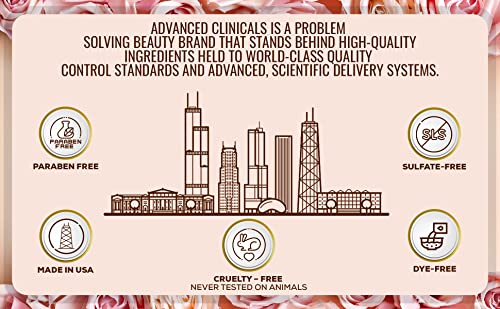 Advanced Clinicals Bulgarian Rose Anti Aging Vitamin E Moisturizer Body Lotion & Face - AB Mystery